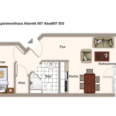 Apartmenthaus Atlantik Apartmenthaus Atlantik 007 Διαμέρισμα
